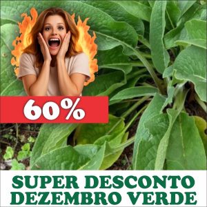 Confrei - Symphytum officinale (folhas secas) - *não ingerir